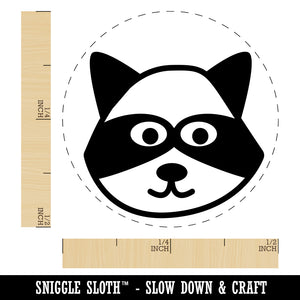 Racoon Face Doodle Self-Inking Rubber Stamp for Stamping Crafting Planners