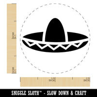 Sombrero Mexico Mexican Fiesta Hat Self-Inking Rubber Stamp for Stamping Crafting Planners