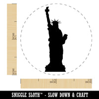Statue of Liberty Solid Self-Inking Rubber Stamp for Stamping Crafting Planners