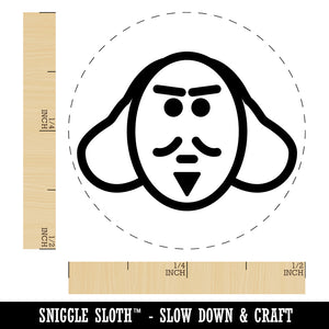 William Shakespeare Theater Doodle Self-Inking Rubber Stamp for Stamping Crafting Planners