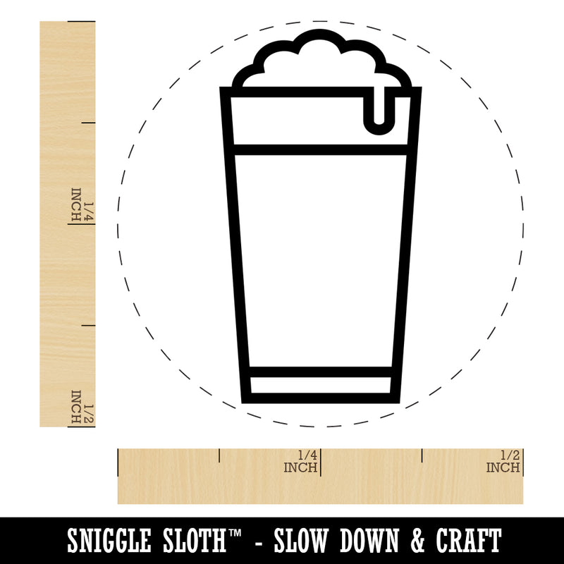 Beer Icon Self-Inking Rubber Stamp for Stamping Crafting Planners