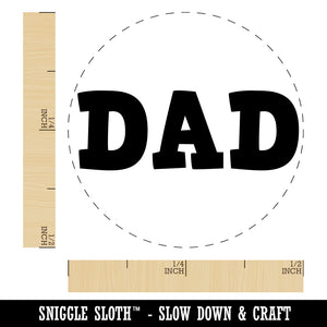 Dad Fun Text Self-Inking Rubber Stamp for Stamping Crafting Planners