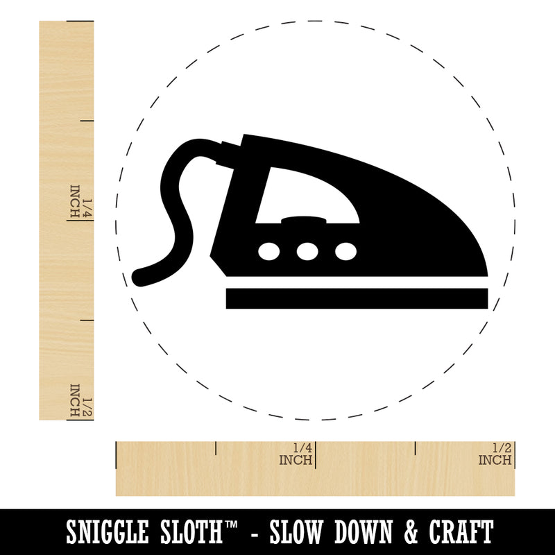 Ironing Icon Self-Inking Rubber Stamp for Stamping Crafting Planners