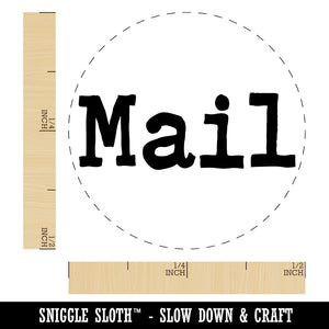 Mail Fun Text Self-Inking Rubber Stamp for Stamping Crafting Planners