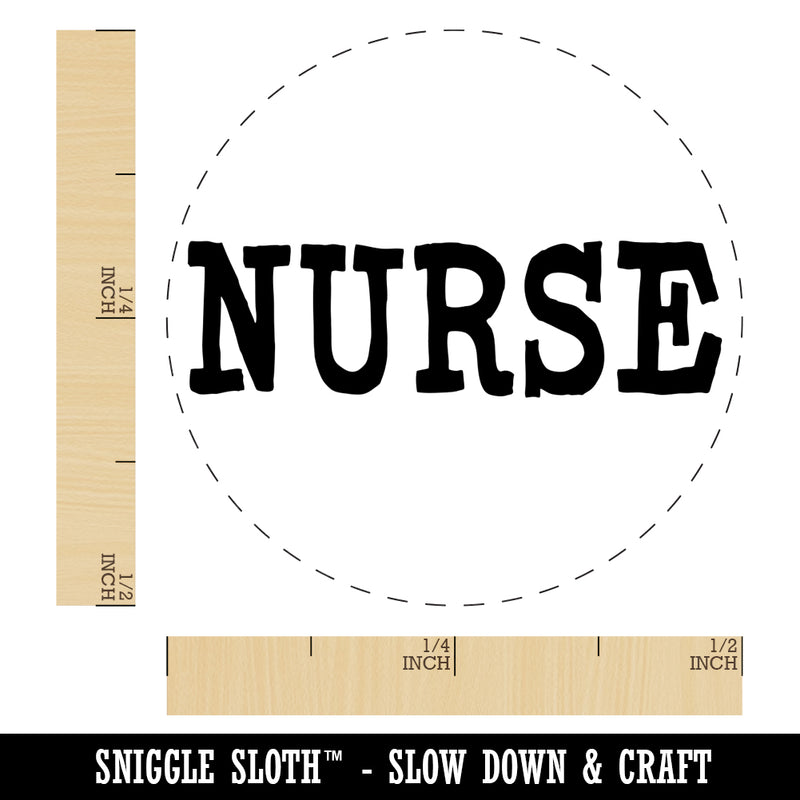 Nurse Fun Text Self-Inking Rubber Stamp for Stamping Crafting Planners