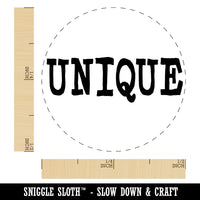 Unique Fun Text Self-Inking Rubber Stamp for Stamping Crafting Planners