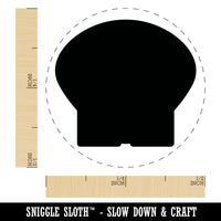 Clam Shell Solid Self-Inking Rubber Stamp for Stamping Crafting Planners