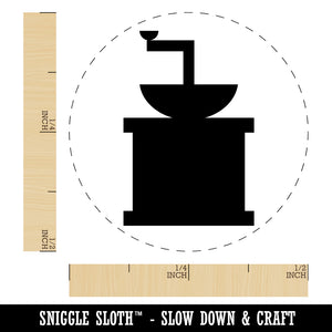 Coffee Grinder Solid Self-Inking Rubber Stamp for Stamping Crafting Planners
