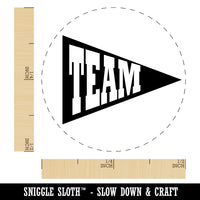 Team Sport Flag Self-Inking Rubber Stamp for Stamping Crafting Planners