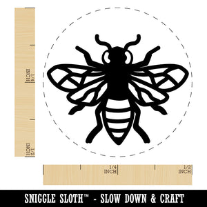 Bee Drawing Self-Inking Rubber Stamp for Stamping Crafting Planners