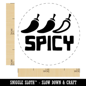 Flavor Spicy Self-Inking Rubber Stamp for Stamping Crafting Planners