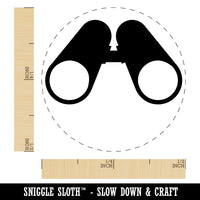 Binoculars Bird Watching Self-Inking Rubber Stamp for Stamping Crafting Planners