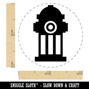 Fire Hydrant Icon Self-Inking Rubber Stamp for Stamping Crafting Planners