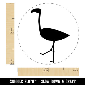 Flamingo Bird Solid Self-Inking Rubber Stamp for Stamping Crafting Planners