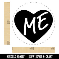 ME Maine State in Heart Self-Inking Rubber Stamp for Stamping Crafting Planners