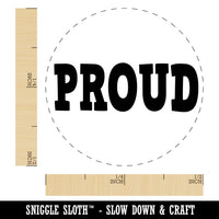 Proud Teacher School Self-Inking Rubber Stamp for Stamping Crafting Planners