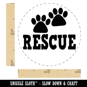 Rescue Cat Dog Paw Print Self-Inking Rubber Stamp for Stamping Crafting Planners