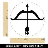 Archery Bow and Arrow Self-Inking Rubber Stamp for Stamping Crafting Planners