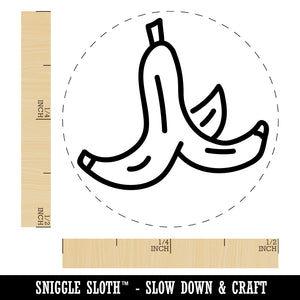 Slippery Banana Peel Self-Inking Rubber Stamp for Stamping Crafting Planners