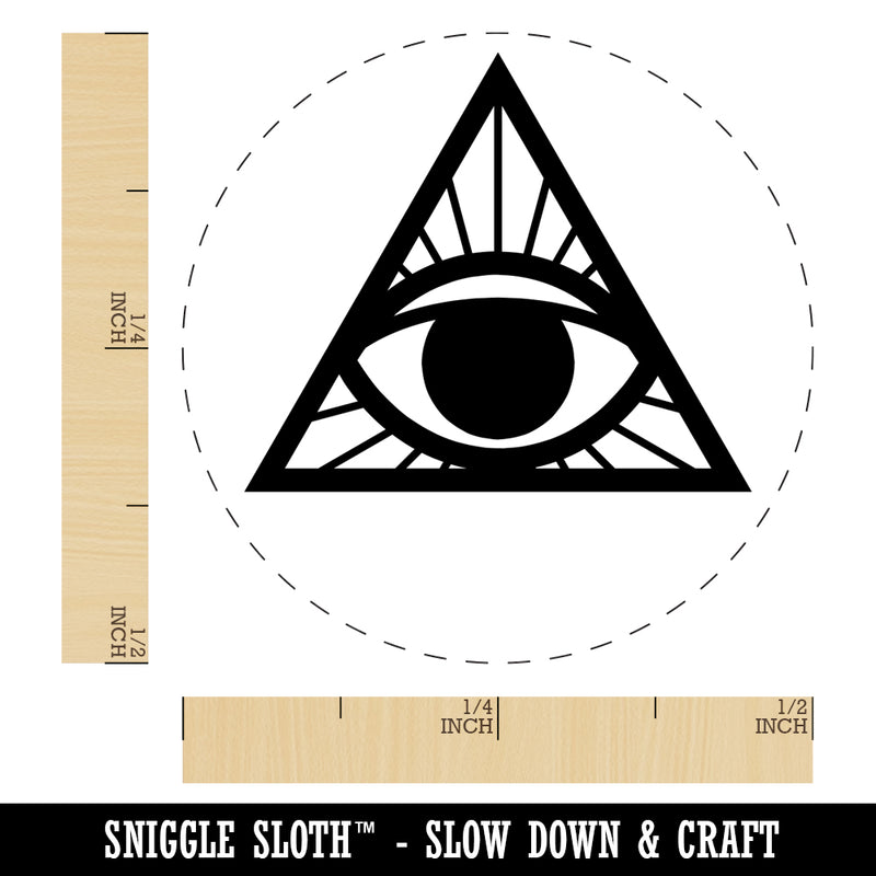 All Seeing Eye of Providence Self-Inking Rubber Stamp for Stamping Crafting Planners