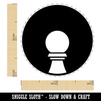 Chess Piece White Pawn Self-Inking Rubber Stamp for Stamping Crafting Planners