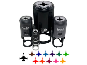 Fighter Jet Military Airplane Self-Inking Rubber Stamp for Stamping Crafting Planners