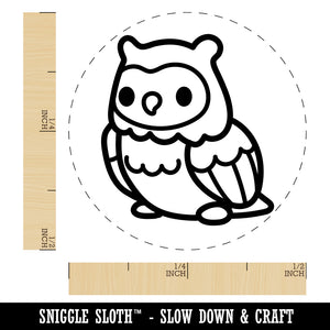 Kawaii Cute Owl Bird Self-Inking Rubber Stamp for Stamping Crafting Planners