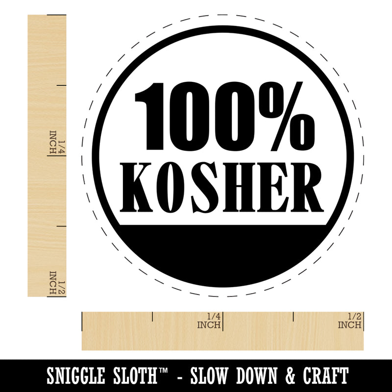 Kosher Food Label Self-Inking Rubber Stamp for Stamping Crafting Planners