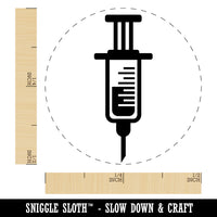 Medical Syringe Self-Inking Rubber Stamp for Stamping Crafting Planners