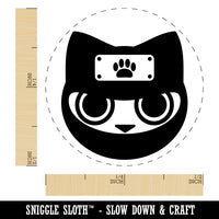 Ninja Cat Shinobi Neko Self-Inking Rubber Stamp for Stamping Crafting Planners