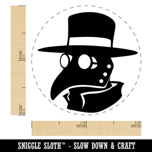Plague Doctor Mask Self-Inking Rubber Stamp for Stamping Crafting Planners