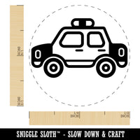 Police Cop Car Vehicle Automobile Self-Inking Rubber Stamp for Stamping Crafting Planners