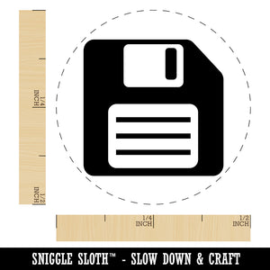Save Icon Floppy Disk Self-Inking Rubber Stamp for Stamping Crafting Planners