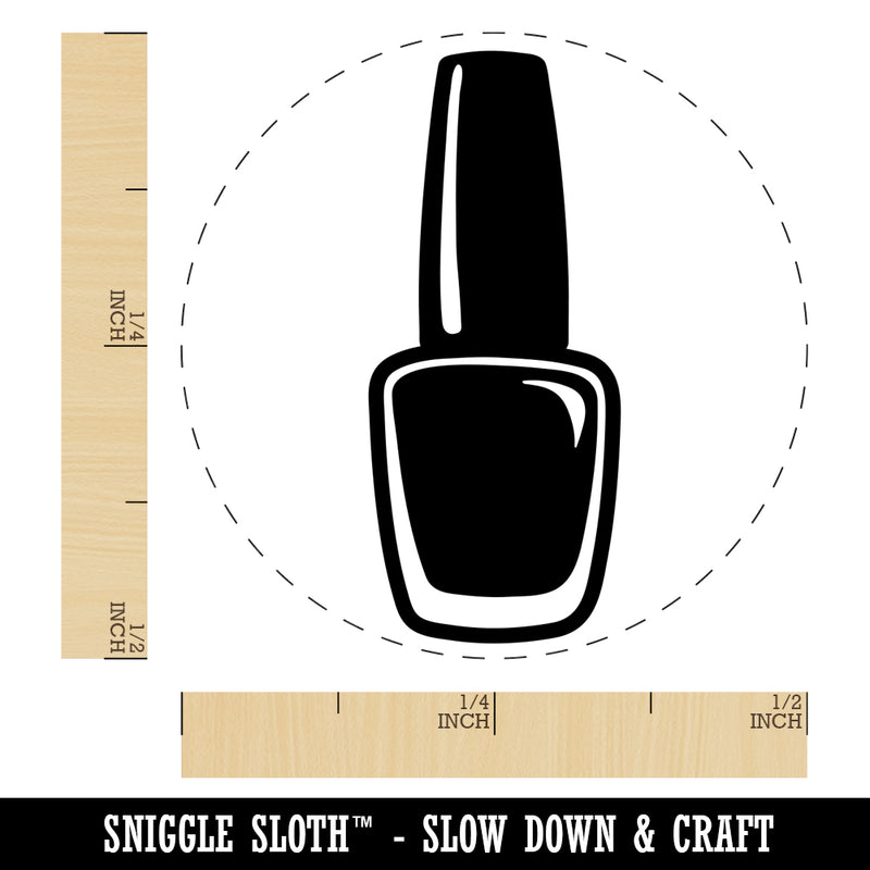 Cute Nail Polish Self-Inking Rubber Stamp for Stamping Crafting Planners