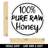 100% Pure Raw Honey Self-Inking Rubber Stamp for Stamping Crafting Planners