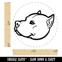 American Pit Bull Terrier Dog Head Self-Inking Rubber Stamp for Stamping Crafting Planners