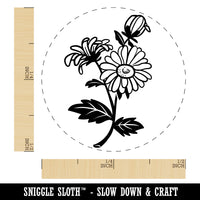 Bundle of Wildflowers Self-Inking Rubber Stamp for Stamping Crafting Planners