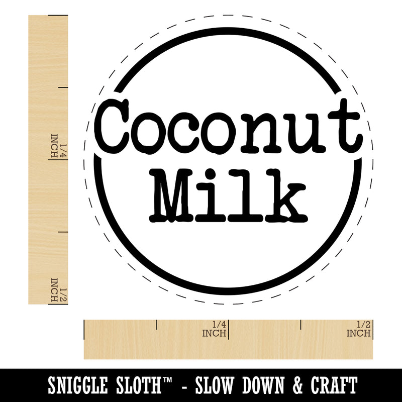 Coconut Milk Typewriter Self-Inking Rubber Stamp for Stamping Crafting Planners