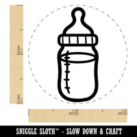 Cute Baby Bottle Self-Inking Rubber Stamp for Stamping Crafting Planners