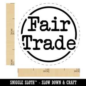 Fair Trade Typewriter Self-Inking Rubber Stamp for Stamping Crafting Planners