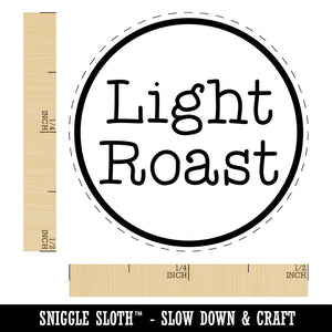 Light Roast Coffee Label Self-Inking Rubber Stamp for Stamping Crafting Planners
