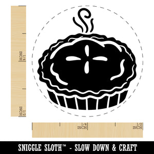 Freshly Made Apple Pie Fall Self-Inking Rubber Stamp for Stamping Crafting Planners