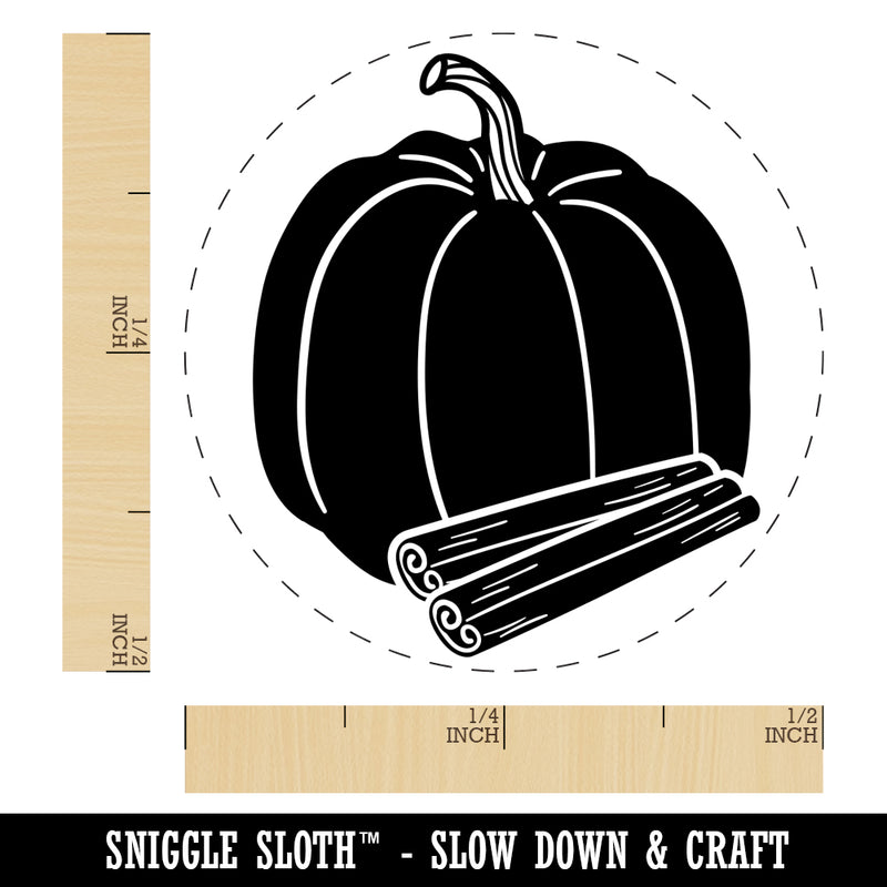 Pumpkin Spice Drawing Self-Inking Rubber Stamp for Stamping Crafting Planners