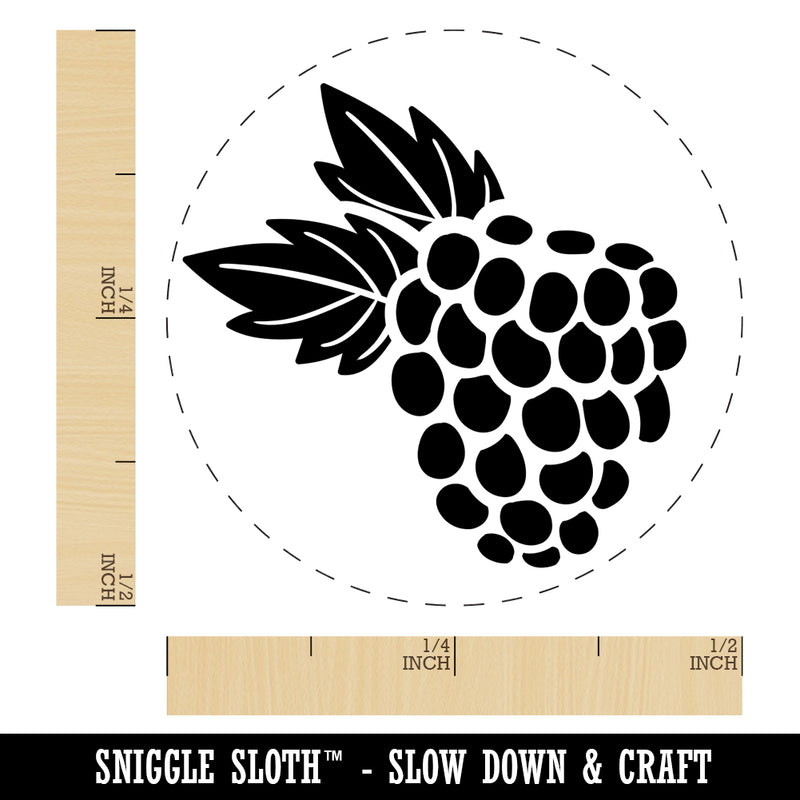 Raspberry Blackberry Fruit Self-Inking Rubber Stamp for Stamping Crafting Planners