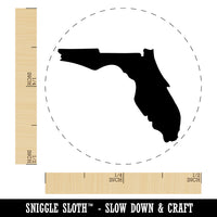 Florida State Silhouette Self-Inking Rubber Stamp for Stamping Crafting Planners