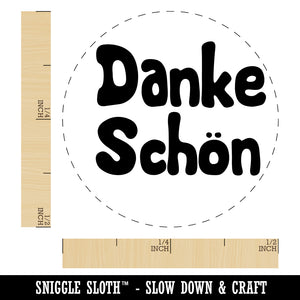 Danke Schön German Thank You Very Much Self-Inking Rubber Stamp for Stamping Crafting Planners