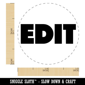 Edit Bold Text Teacher School Self-Inking Rubber Stamp for Stamping Crafting Planners