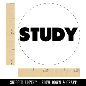 Study Bold Text Teacher School Self-Inking Rubber Stamp for Stamping Crafting Planners