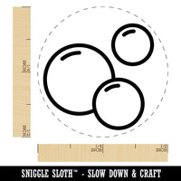 Soap Bubbles Self-Inking Rubber Stamp for Stamping Crafting Planners