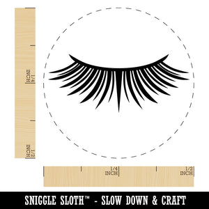 Cute Detailed Eyelashes Single Self-Inking Rubber Stamp for Stamping Crafting Planners